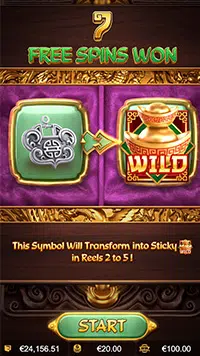 free spin - Jewels of Prosperity