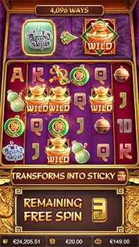 free spins screen 2 - Jewels of Prosperity