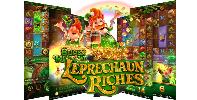 รีวิวเกมสล็อต Leprechaun Riches ค่ายเกม สล็อตPG