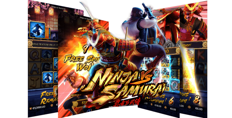 รีวิวเกมสล็อต Ninja vs Samurai ค่ายเกม สล็อตPG