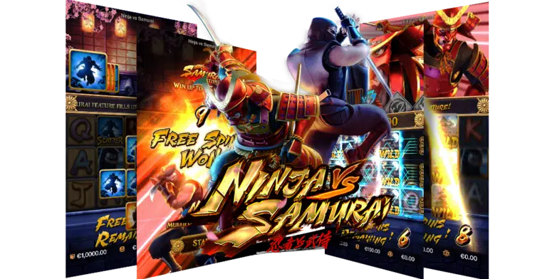 รีวิวเกมสล็อต Ninja vs Samurai ค่ายเกม สล็อตPG
