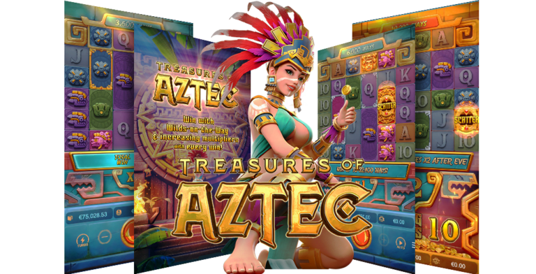 รีวิวเกมสล็อต Treasures of Aztec ค่ายเกม สล็อตPG